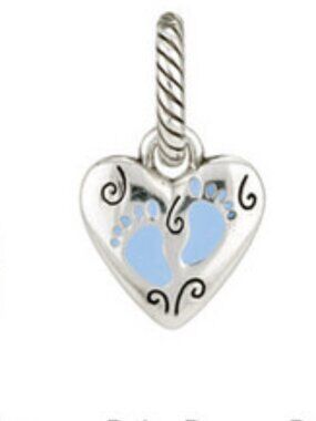 Brighton Baby Boy Blue and Silver Charm